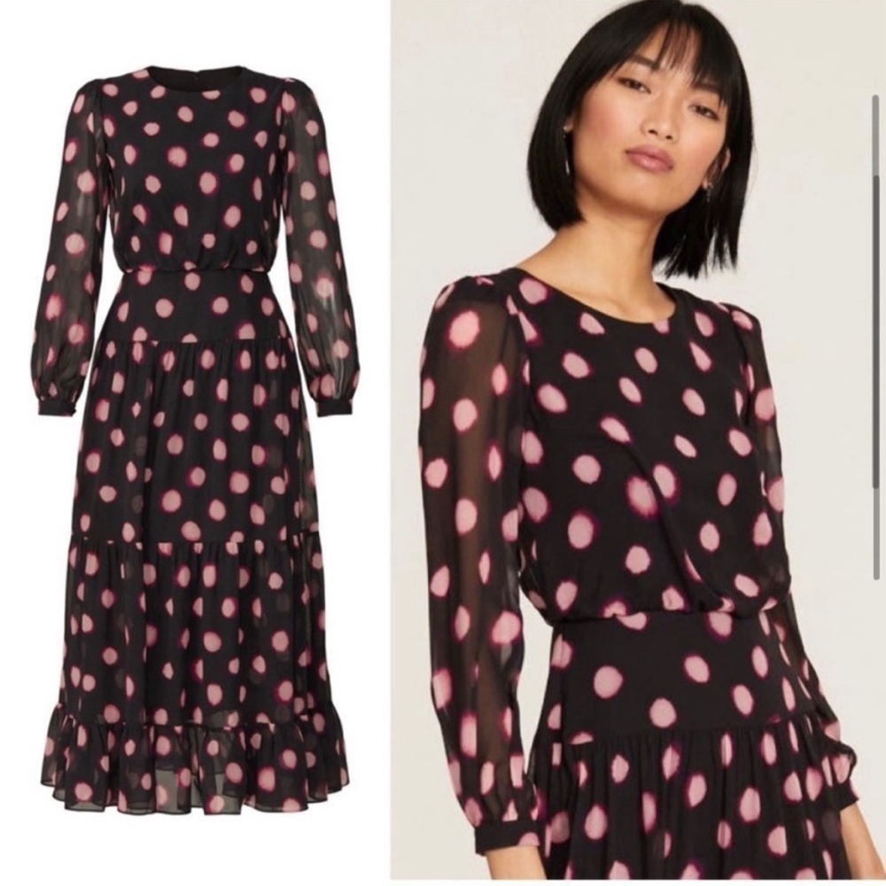SALONI Isa Ruffle Dress - Picture 4 of 10